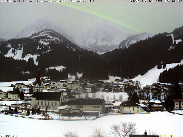 Archiv Foto Webcam Schattwald: Haus Romantika