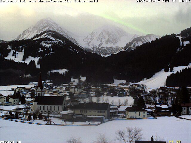 Archiv Foto Webcam Schattwald: Haus Romantika