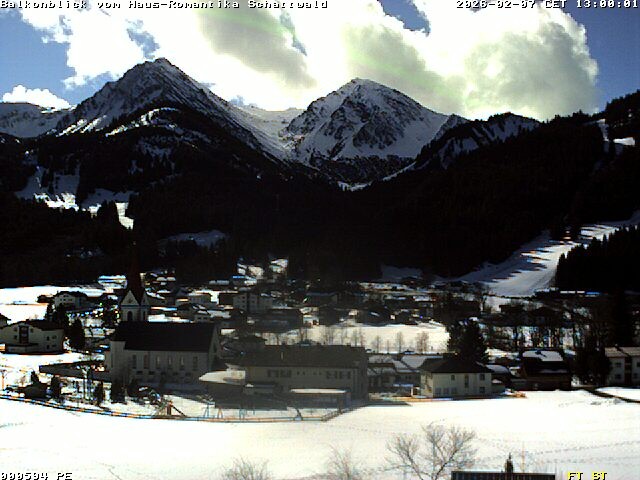 Archiv Foto Webcam Schattwald: Haus Romantika