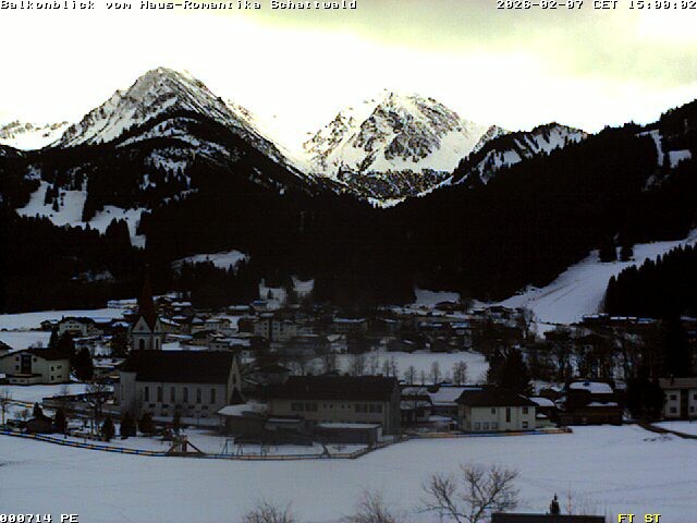 Archiv Foto Webcam Schattwald: Haus Romantika