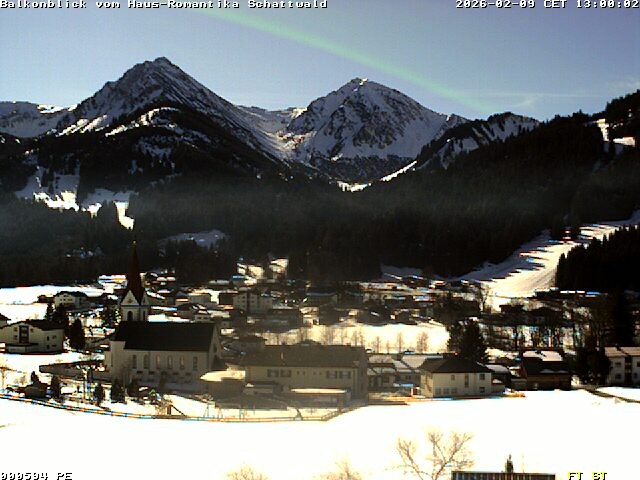 Archiv Foto Webcam Schattwald: Haus Romantika