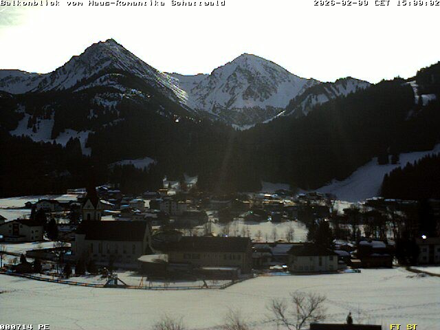 Archiv Foto Webcam Schattwald: Haus Romantika