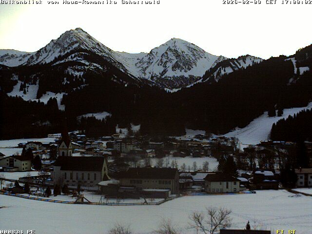 Archiv Foto Webcam Schattwald: Haus Romantika