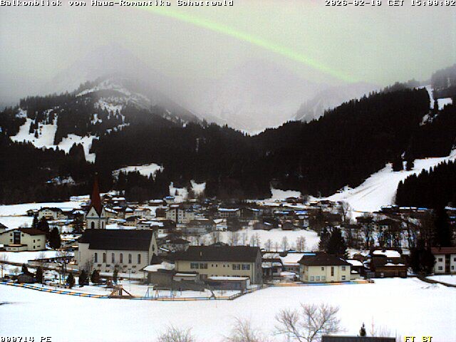 Archiv Foto Webcam Schattwald: Haus Romantika