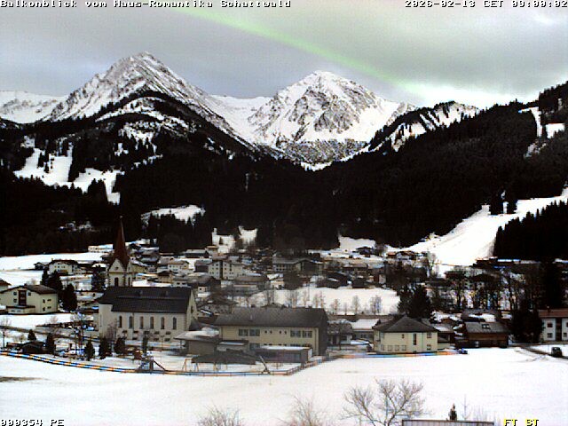 Archived image Webcam Schattwald: Vacation rental Haus Romantika