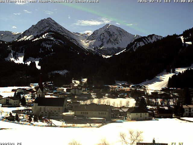 Archived image Webcam Schattwald: Vacation rental Haus Romantika