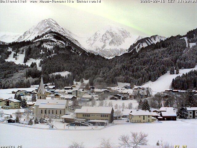 Archiv Foto Webcam Schattwald: Haus Romantika