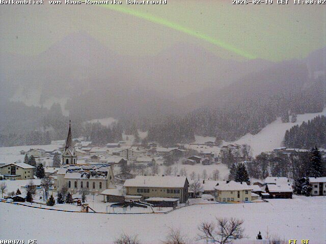 Archived image Webcam Schattwald: Vacation rental Haus Romantika