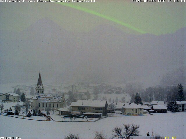 Archived image Webcam Schattwald: Vacation rental Haus Romantika