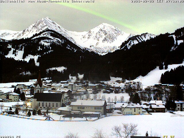 Archiv Foto Webcam Schattwald: Haus Romantika