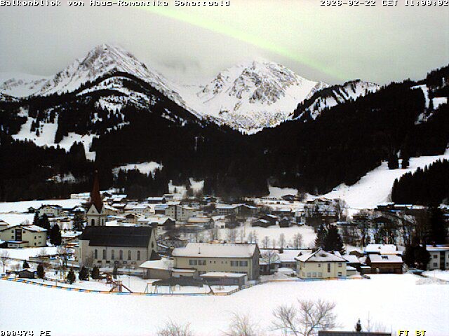 Archiv Foto Webcam Schattwald: Haus Romantika