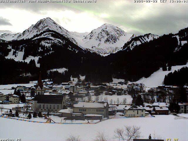 Archiv Foto Webcam Schattwald: Haus Romantika