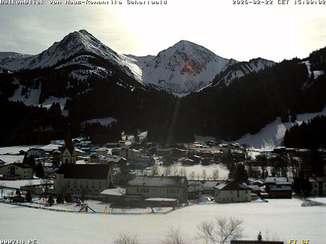 Archiv Foto Webcam Schattwald: Haus Romantika