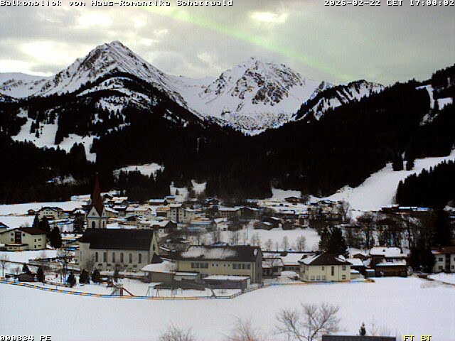 Archiv Foto Webcam Schattwald: Haus Romantika