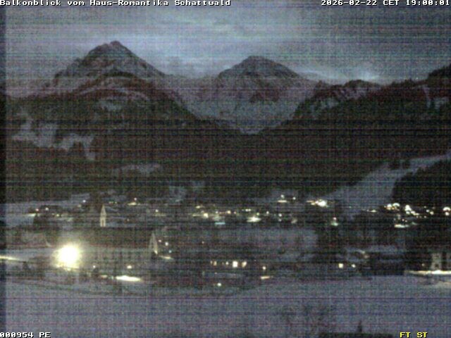 Archiv Foto Webcam Schattwald: Haus Romantika