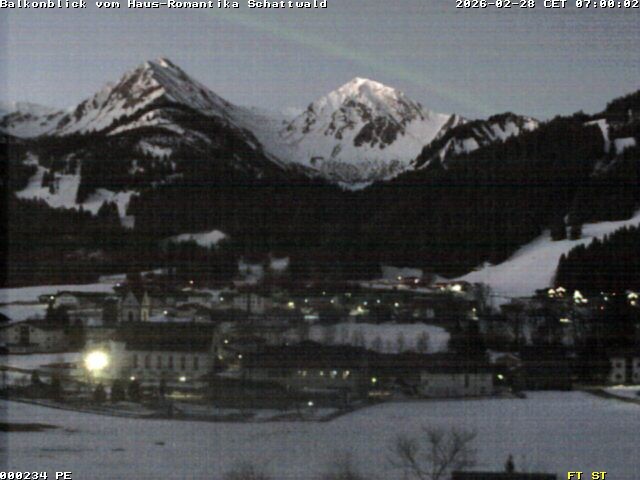 Archiv Foto Webcam Schattwald: Haus Romantika