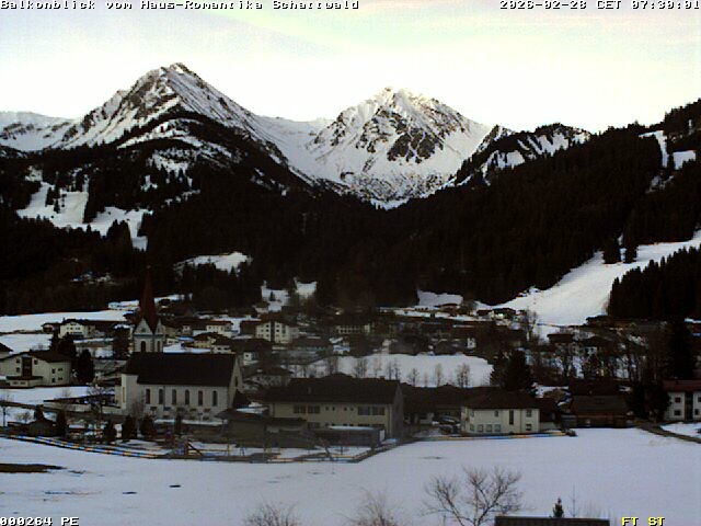 Archiv Foto Webcam Schattwald: Haus Romantika