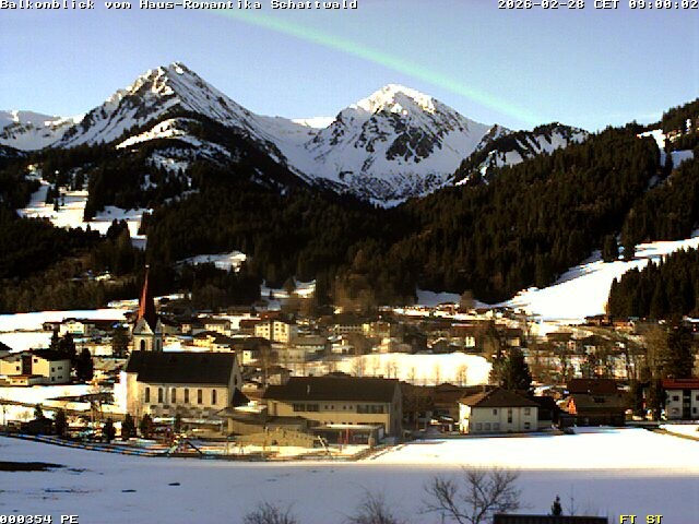 Archiv Foto Webcam Schattwald: Haus Romantika