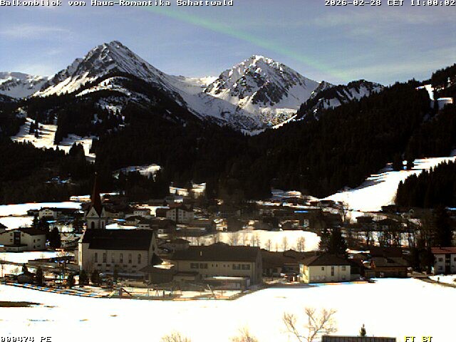 Archiv Foto Webcam Schattwald: Haus Romantika