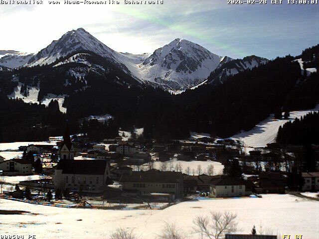 Archiv Foto Webcam Schattwald: Haus Romantika