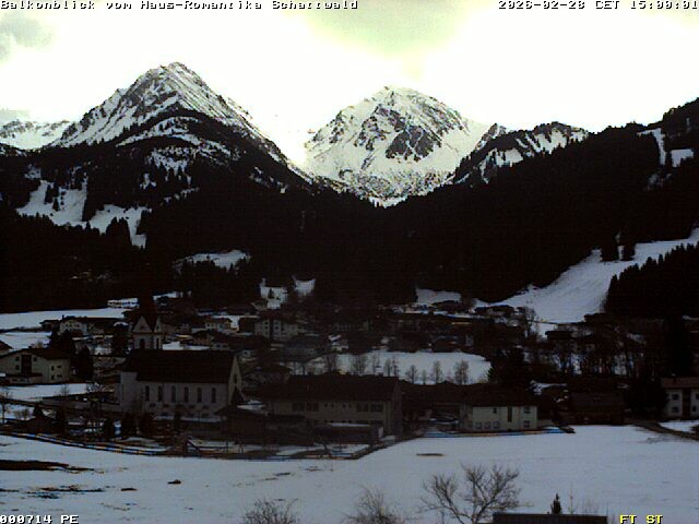 Archiv Foto Webcam Schattwald: Haus Romantika