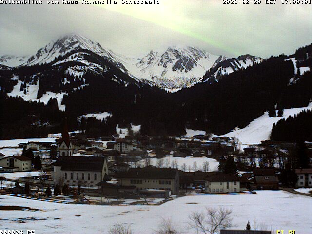 Archiv Foto Webcam Schattwald: Haus Romantika