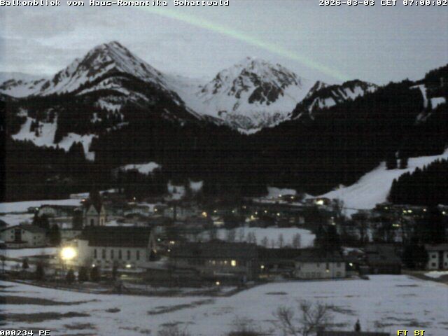 Archived image Webcam Schattwald: Vacation rental Haus Romantika