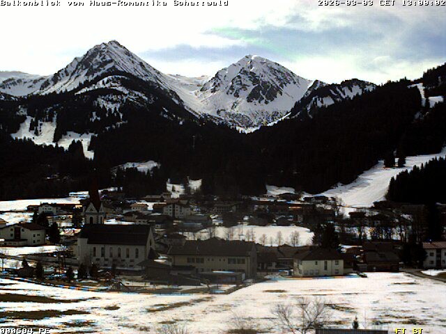 Archived image Webcam Schattwald: Vacation rental Haus Romantika