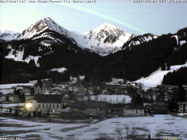 Archiv Foto Webcam Schattwald: Haus Romantika