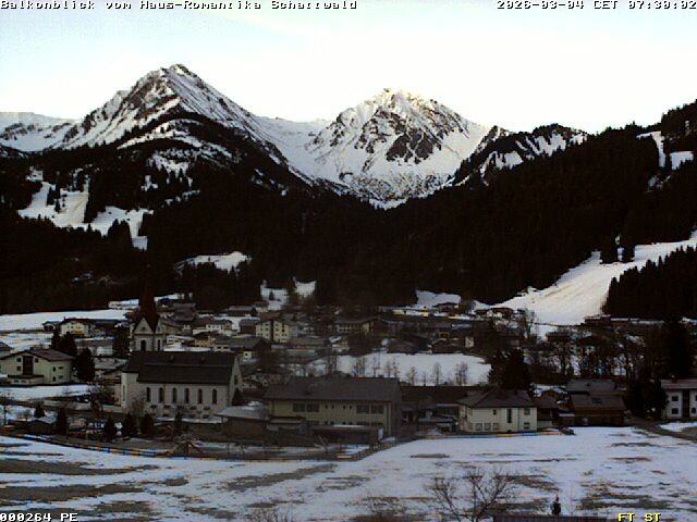 Archiv Foto Webcam Schattwald: Haus Romantika