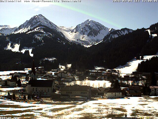 Archiv Foto Webcam Schattwald: Haus Romantika