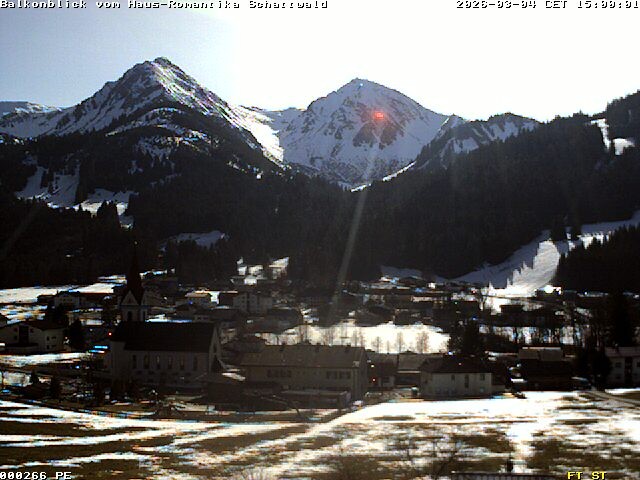 Archiv Foto Webcam Schattwald: Haus Romantika