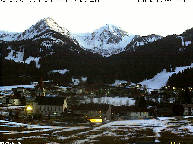 Archiv Foto Webcam Schattwald: Haus Romantika