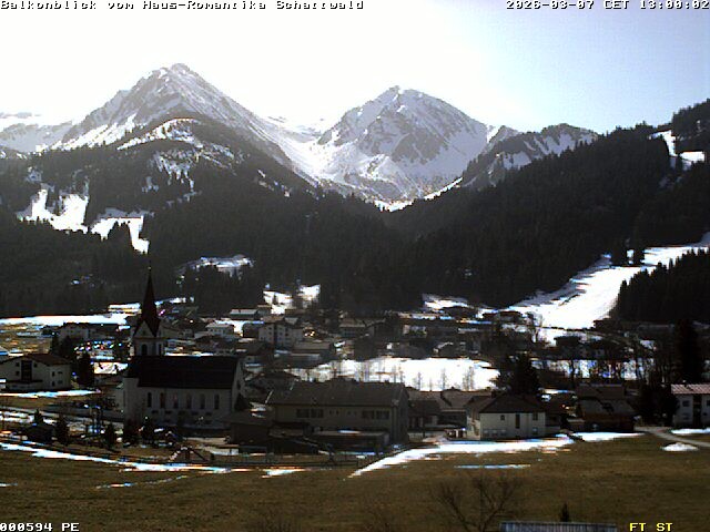 Archiv Foto Webcam Schattwald: Haus Romantika