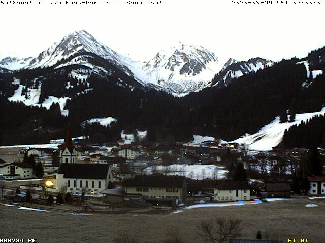 Archiv Foto Webcam Schattwald: Haus Romantika