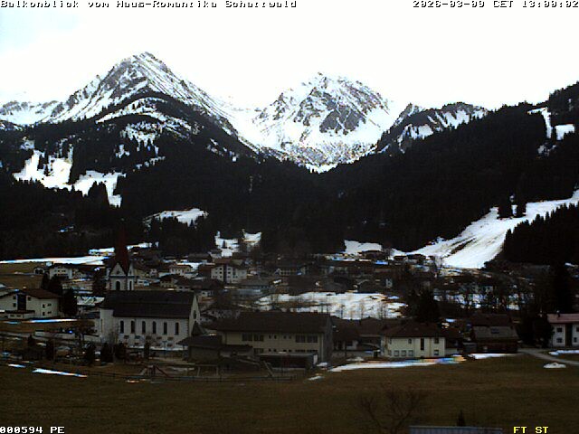 Archiv Foto Webcam Schattwald: Haus Romantika