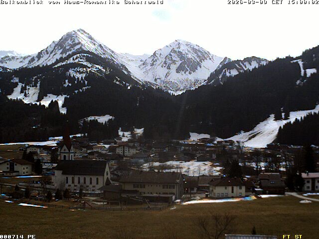 Archiv Foto Webcam Schattwald: Haus Romantika