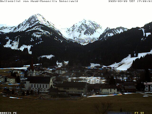 Archiv Foto Webcam Schattwald: Haus Romantika
