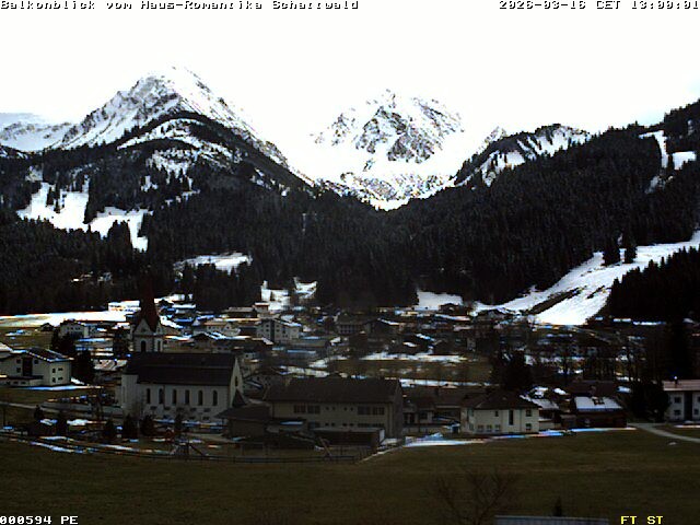 Archived image Webcam Schattwald: Vacation rental Haus Romantika