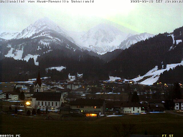 Archived image Webcam Schattwald: Vacation rental Haus Romantika