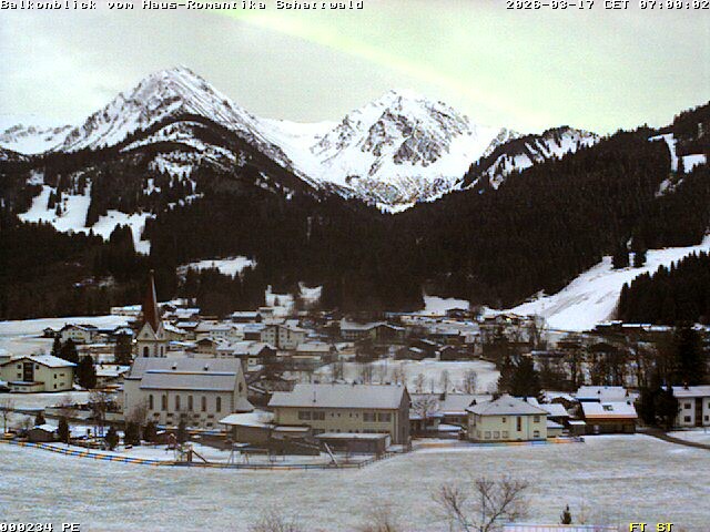 Archiv Foto Webcam Schattwald: Haus Romantika