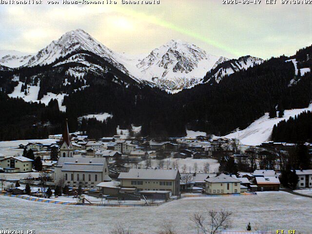 Archiv Foto Webcam Schattwald: Haus Romantika