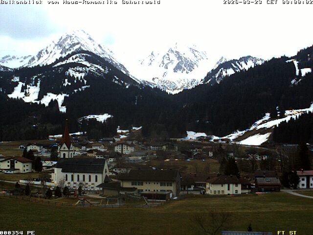 Archived image Webcam Schattwald: Vacation rental Haus Romantika