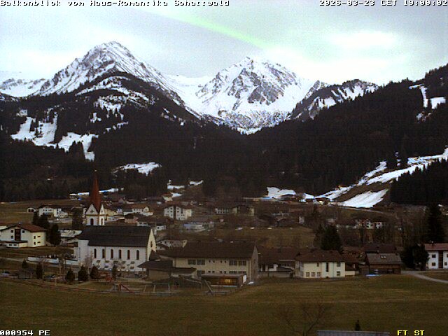Archiv Foto Webcam Schattwald: Haus Romantika