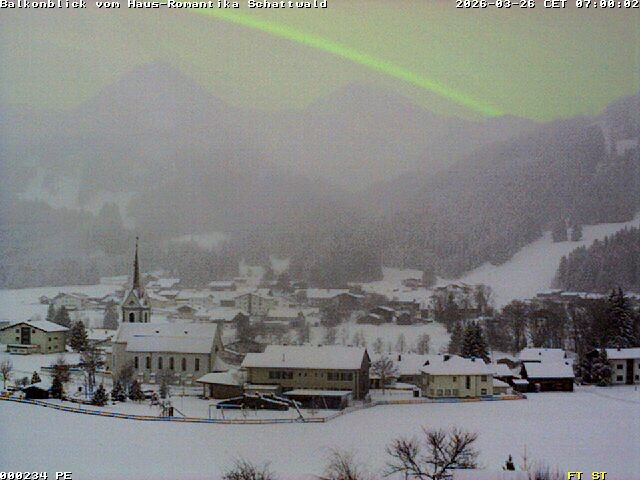 Archived image Webcam Schattwald: Vacation rental Haus Romantika