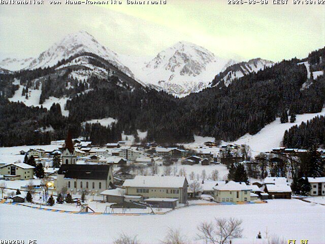 Archiv Foto Webcam Schattwald: Haus Romantika