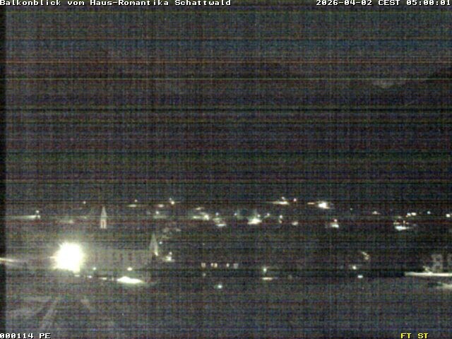 Archived image Webcam Schattwald: Vacation rental Haus Romantika