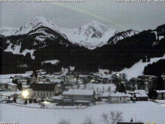 Archiv Foto Webcam Schattwald: Haus Romantika