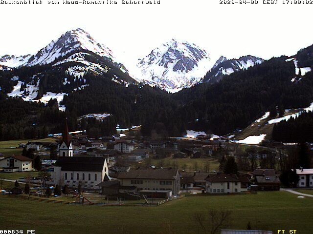 Archived image Webcam Schattwald: Vacation rental Haus Romantika