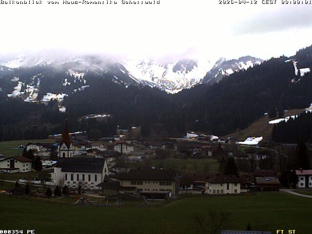 Archiv Foto Webcam Schattwald: Haus Romantika